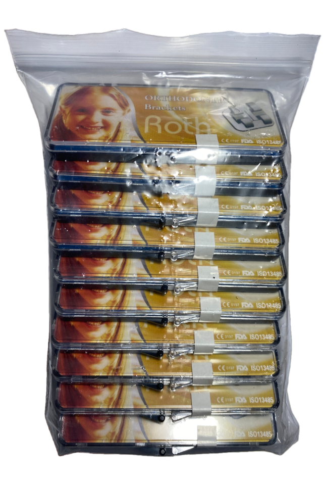 Brackets Metalico slot 0.22 ROTH hook 3-4-5 en paquete de 10 unidades